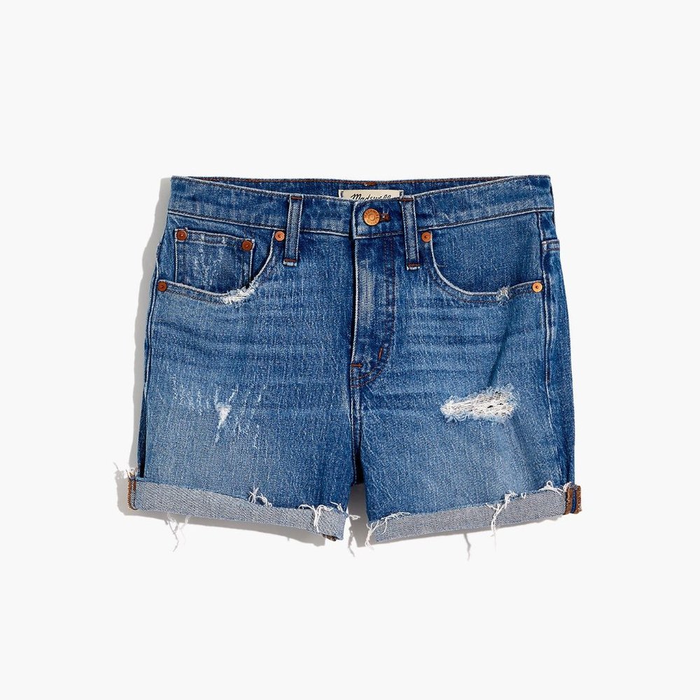 Madewell High-Rise Shorts in Jordie Wash Like New